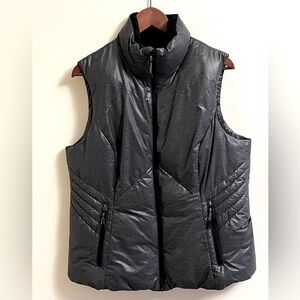C9 Champion Women’s Dark Gray Puffer Vest Size XL Water Resistant Lightweight